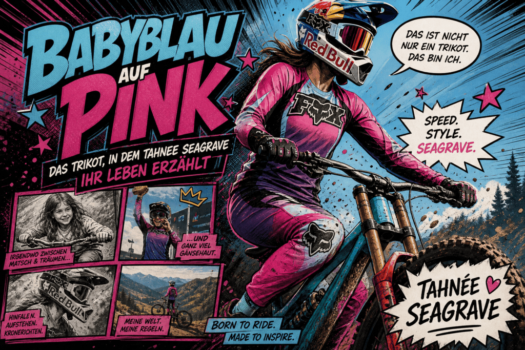Babyblau auf Pink Das Trikot, in dem Tahnée Seagrave ihr Leben erzählt
