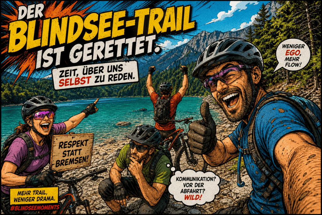 Der Blindsee Trail ist gerettet. Zeit, über uns selbst zu reden.