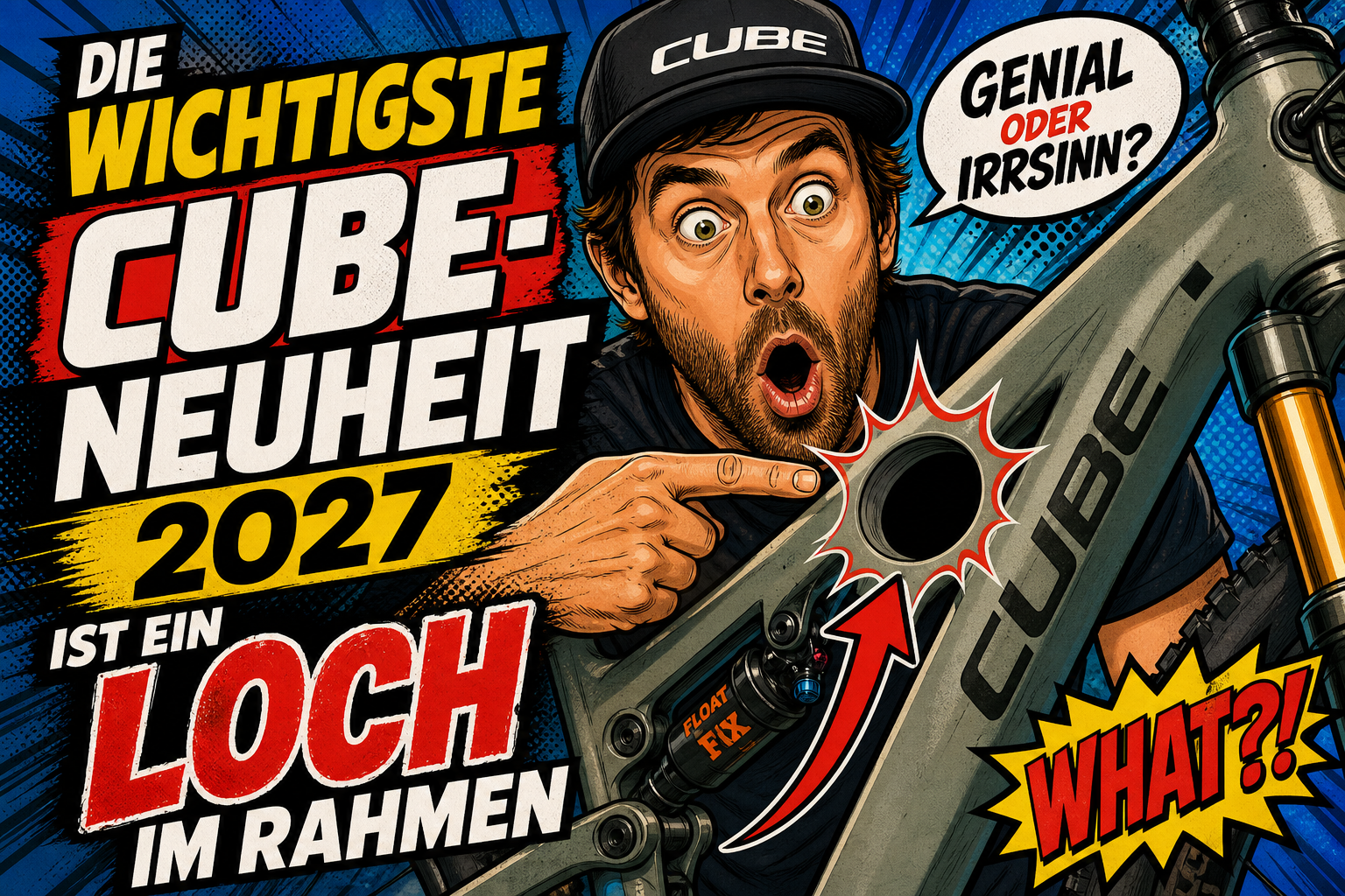 Cube Stereo 2027, Cube Fritzz, Zugverlegung Steuersatz, interne Kabelführung MTB, Cube Modelljahr 2027, Trailbike 2027, Mountainbike Wartung, Bremsleitung kürzen, Cube