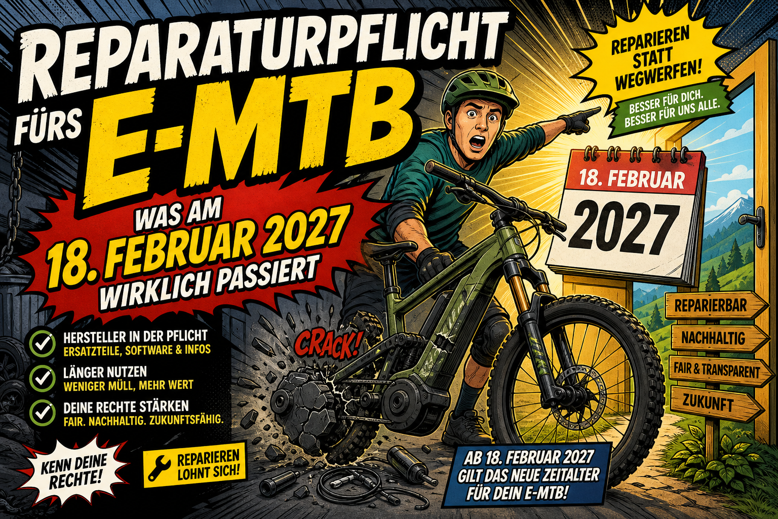 Reparaturpflicht fürs E MTB Was am 18. Februar 2027 wirklich passiert