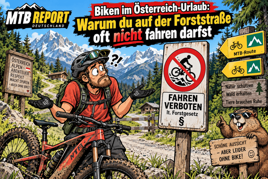 Mountainbike Urlaub Österreich, MTB Österreich Regeln, Forststraße Österreich Mountainbike Salz