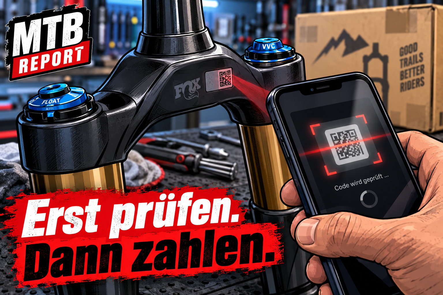 Neue Fox Gabel zum Schnäppchenpreis Nach dem 400.000 Euro Einbruch erst prüfen, dann zahlen