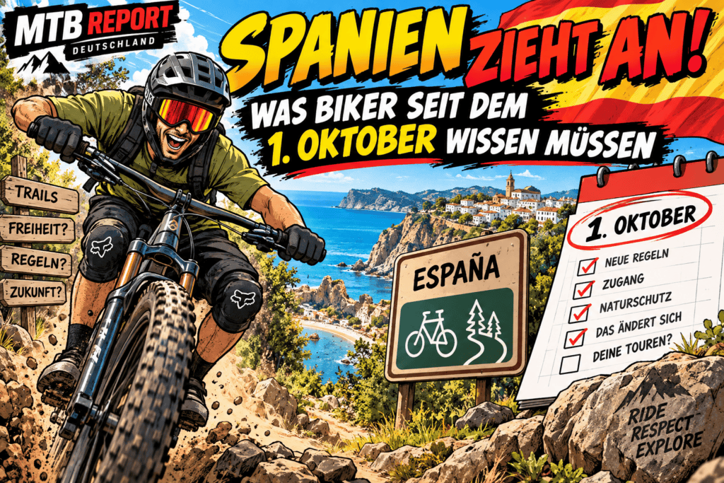 Spanien Verkehrsregeln, Helmpflicht Spanien, Radfahren Spanien, Mountainbike Urlaub Spanien, Mallorca Mountainbike, Kanaren MTB