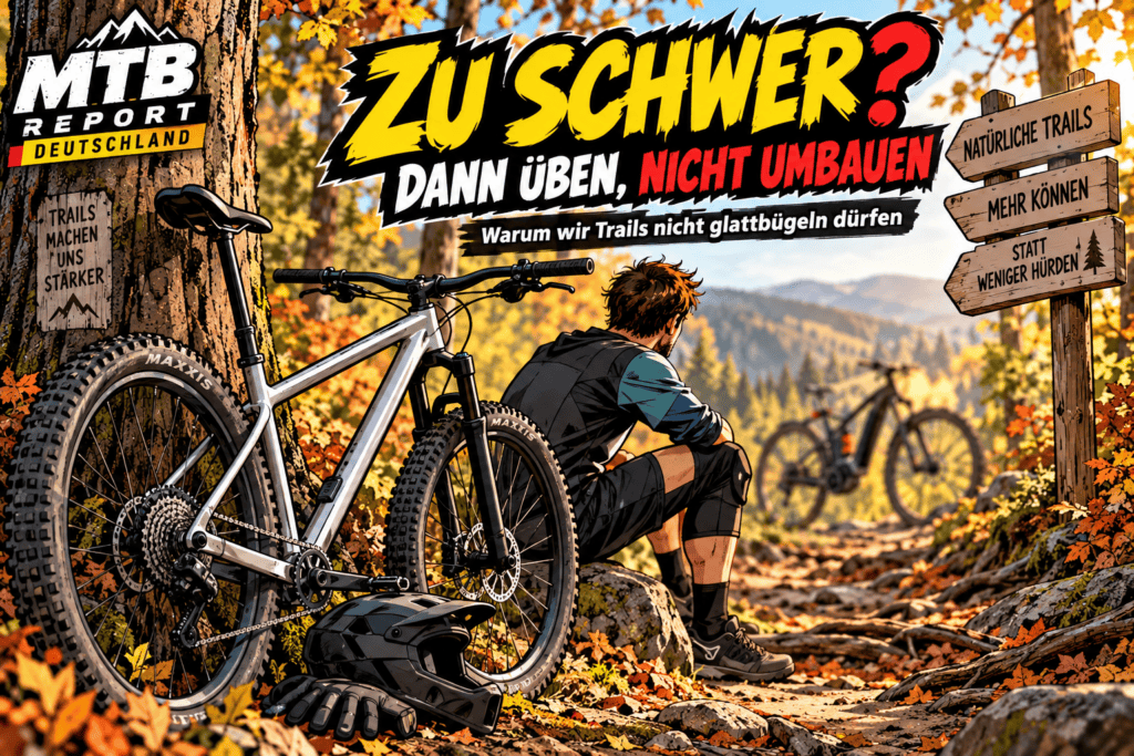 Zu schwer Dann üben, nicht umbauen Warum wir Trails nicht glattbügeln dürfe